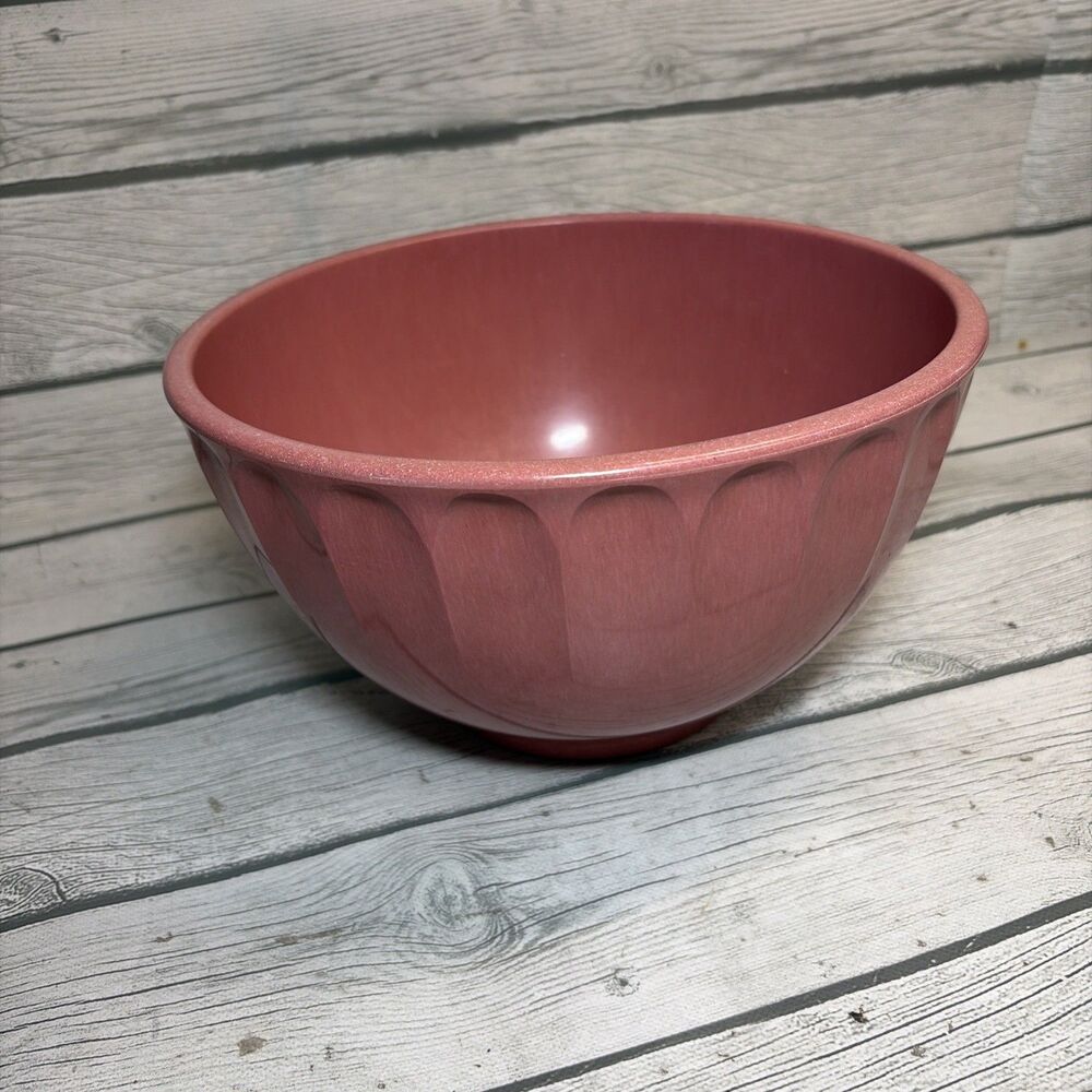 Vintage Boonton Ware NJ Pink MCM Melmac Bowl 511c-4qt RARE